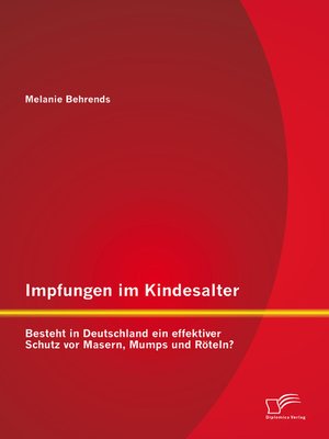 cover image of Impfungen im Kindesalter